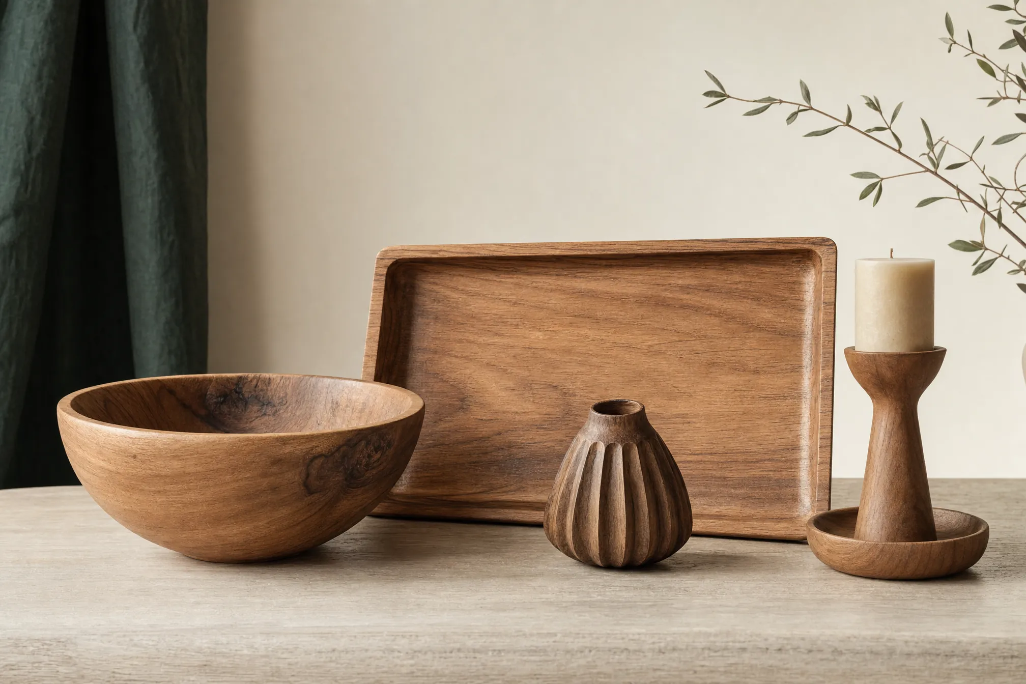 Forma handcrafted solid-wood objects
